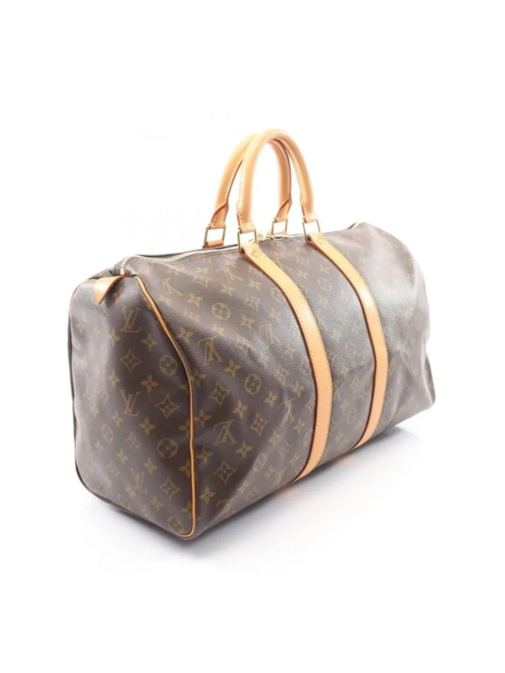 Louis Vuitton Boston Bag Keepall 45 Canvas Leather